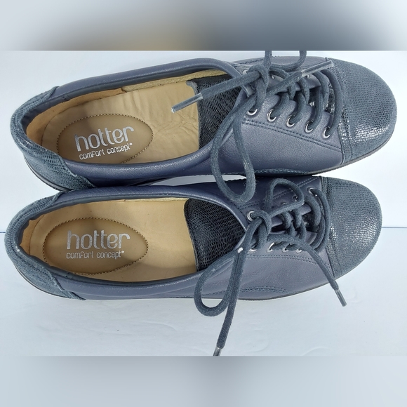 Hotter Dew Blue Gray Laceup Sneakers, size 7.5 US - Picture 8 of 8